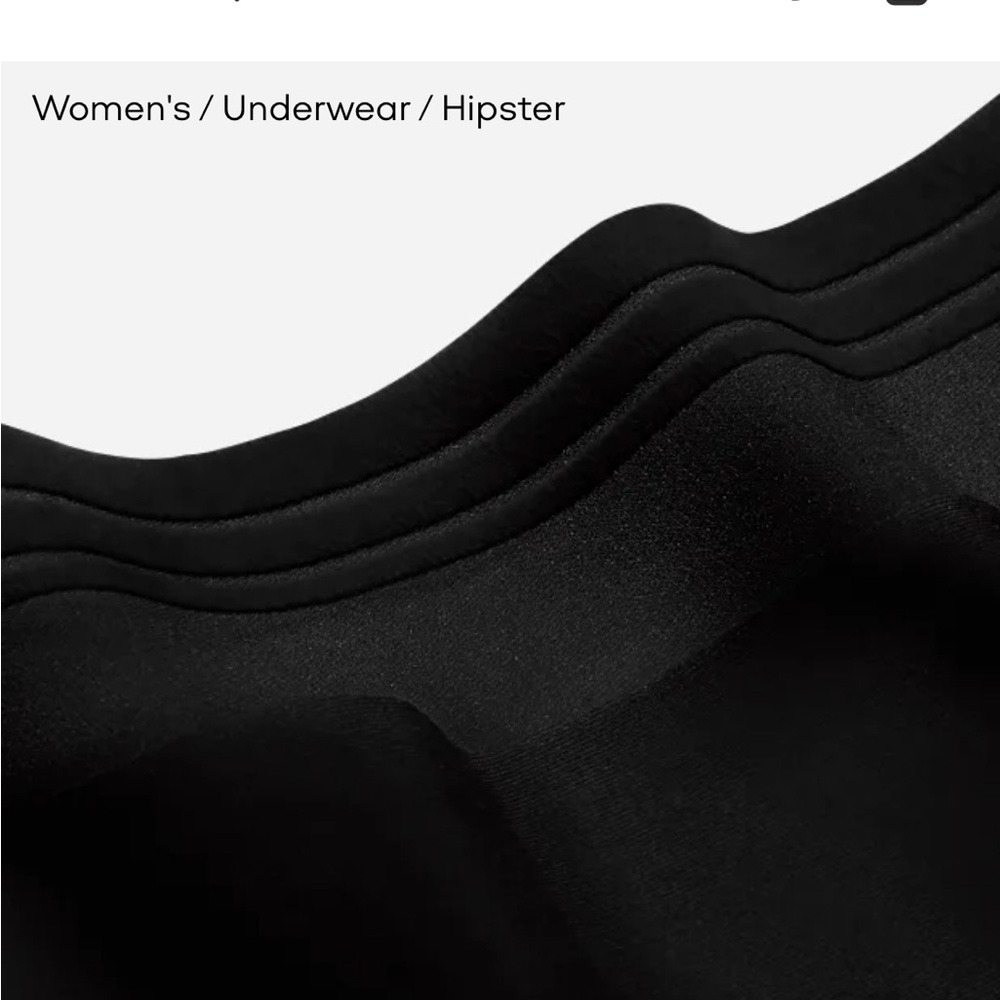 Bombas Black High-Waisted NO SHOW Panties Underwear - Picture 4 of 4